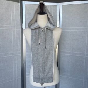 Veronica Beard Grey Hoodie Dickey sz O/S